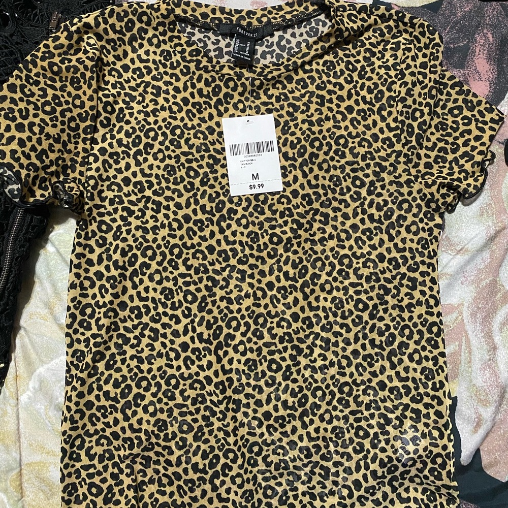 sheer crop top